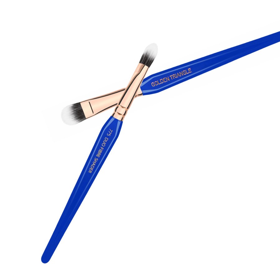 Cọ Đánh Kem Lót Mắt Bdellium Tools Golden Triangle B775 Duet Fibre Shader